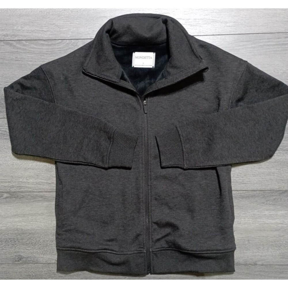 Mondetta Jacket Adult Womens Small Black Fleece Lined Zip